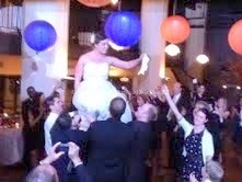 Happy Bride during Hora