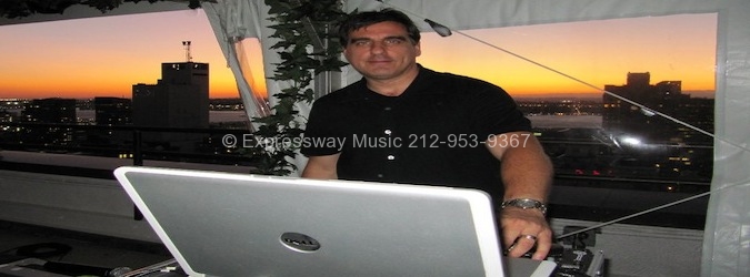 Expressway Music DJ/Owner Dave Swirsky at Hudson Hotel NYC