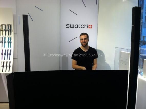In Store DJ in store dj nyc (Swatch 5th Ave)