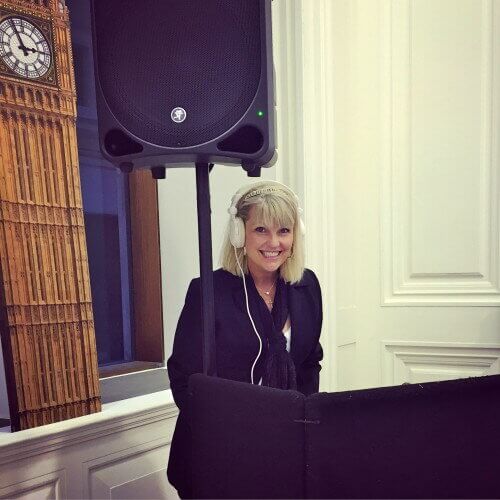 In Store disc jockey from Expressway Music Expressway Music DJ Jeanine at Duane Reade Store Event