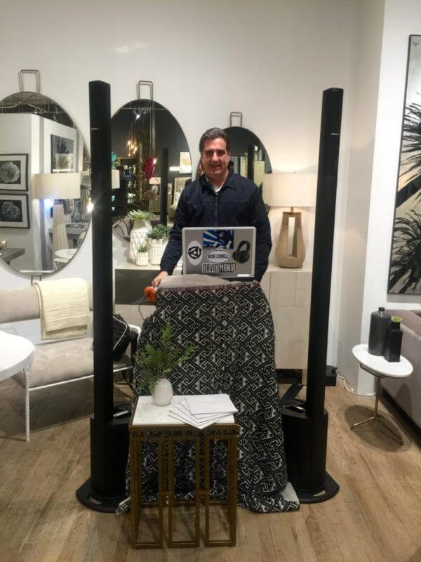 IN STore DJ Expressway Music DJ at ABC CArpet and Home NY City