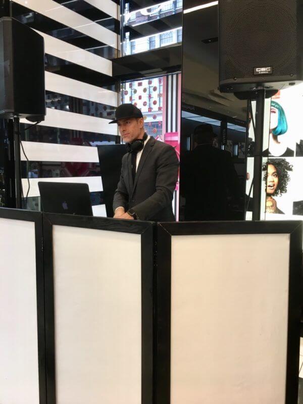 In STore DJ Disc Jockey in Sephora NYC