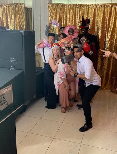Leonards Palazzo wedding Expressway Music Photo Booth